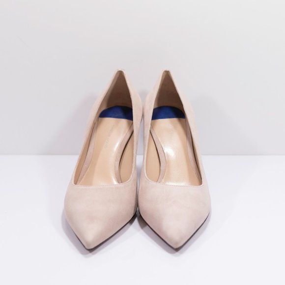 Stuart Weitzman Tippi 70 Suede Pointed Toe Pump - Picture 3 of 15